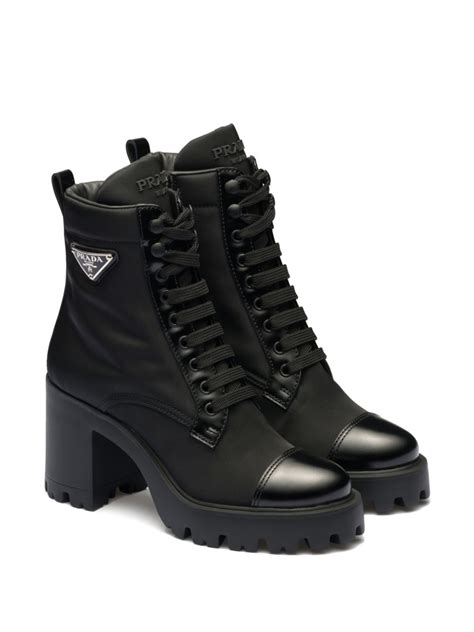 prada logo ankle boots